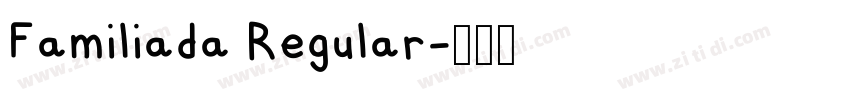 Familiada Regular字体转换